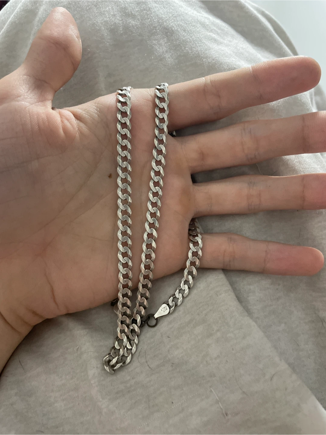 925 Sterling Silver Italian Curb Chain