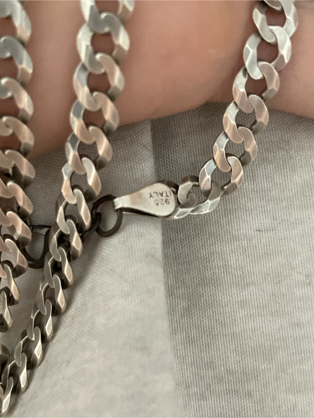 925 Sterling Silver Italian Curb Chain - photo 2