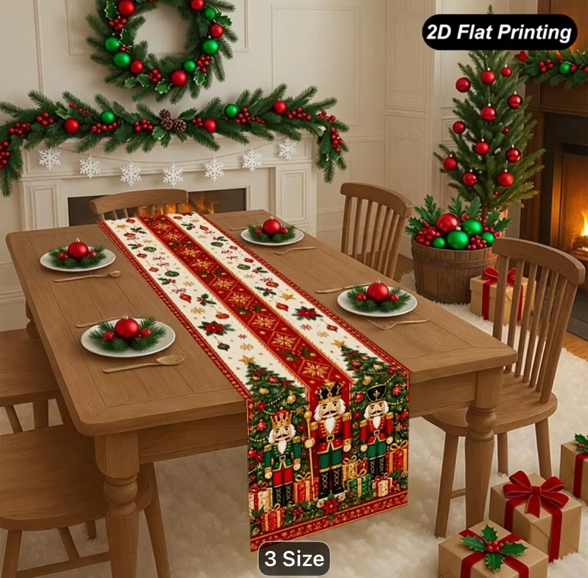 Christmas Nutcracker Table Runner