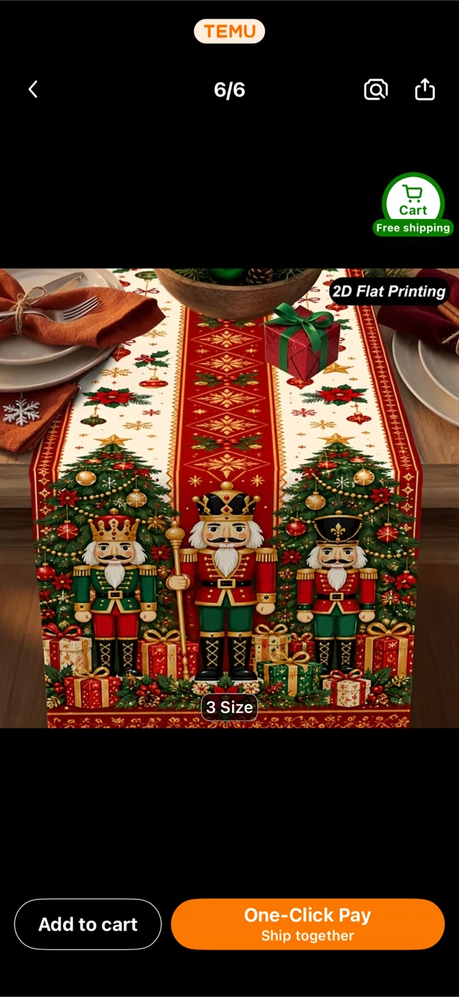 Christmas Nutcracker Table Runner - photo 3