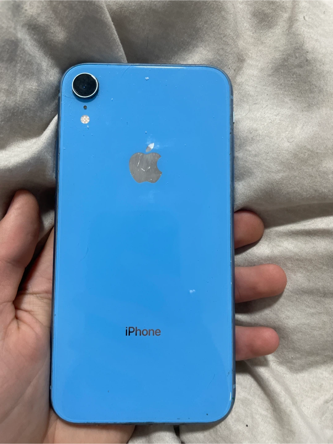 Blue iPhone XR