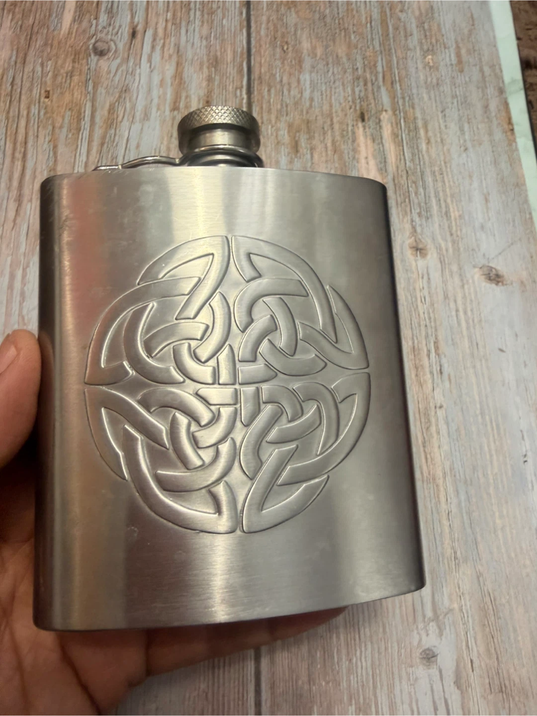 Stainless Steel Celtic Knot Flask