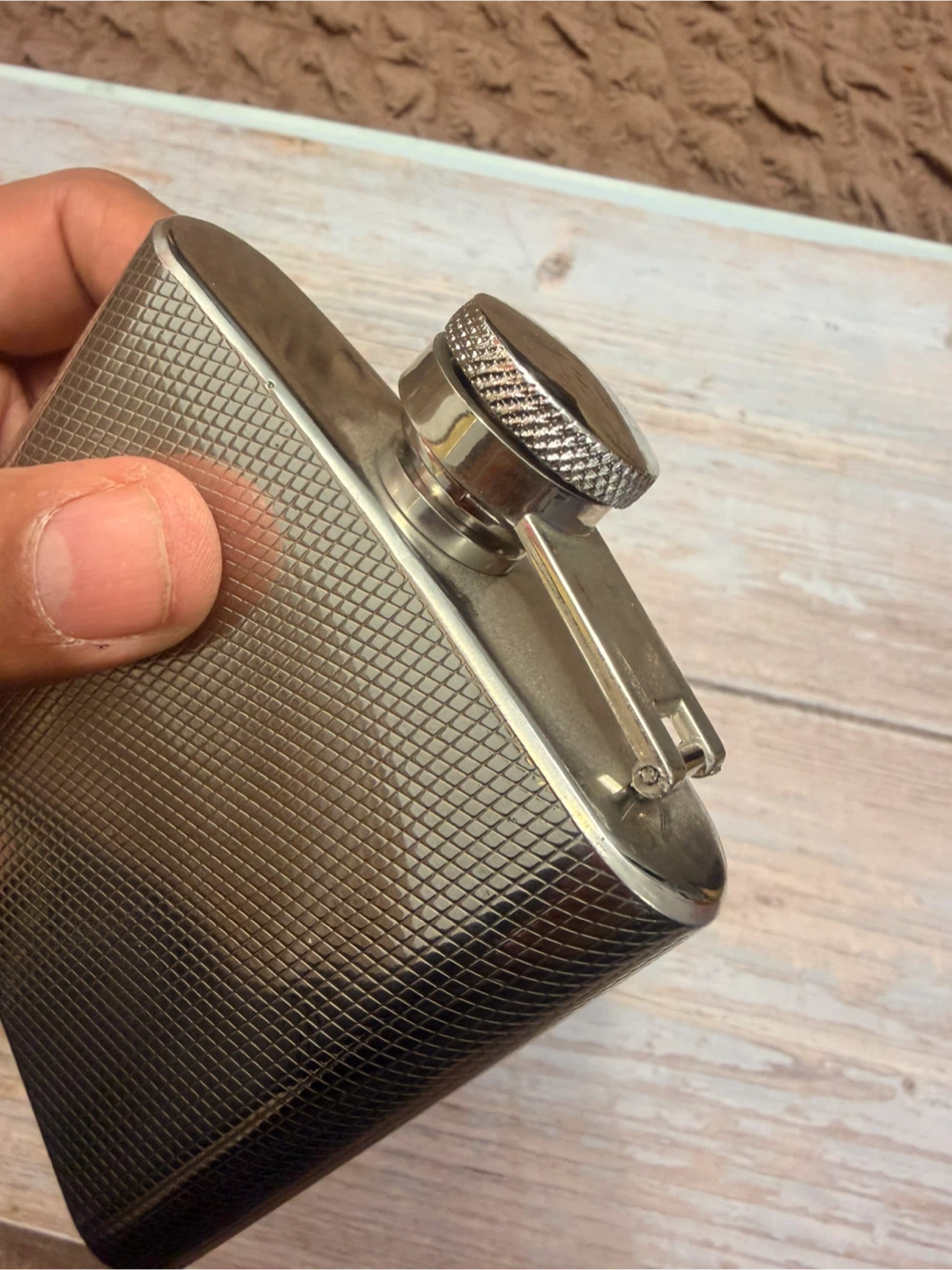 Engraved Stainless Steel Pocket Flask - photo 3