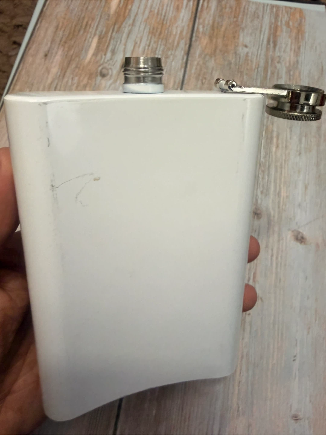 Jingle Juice White Stainless Steel Flask - photo 4