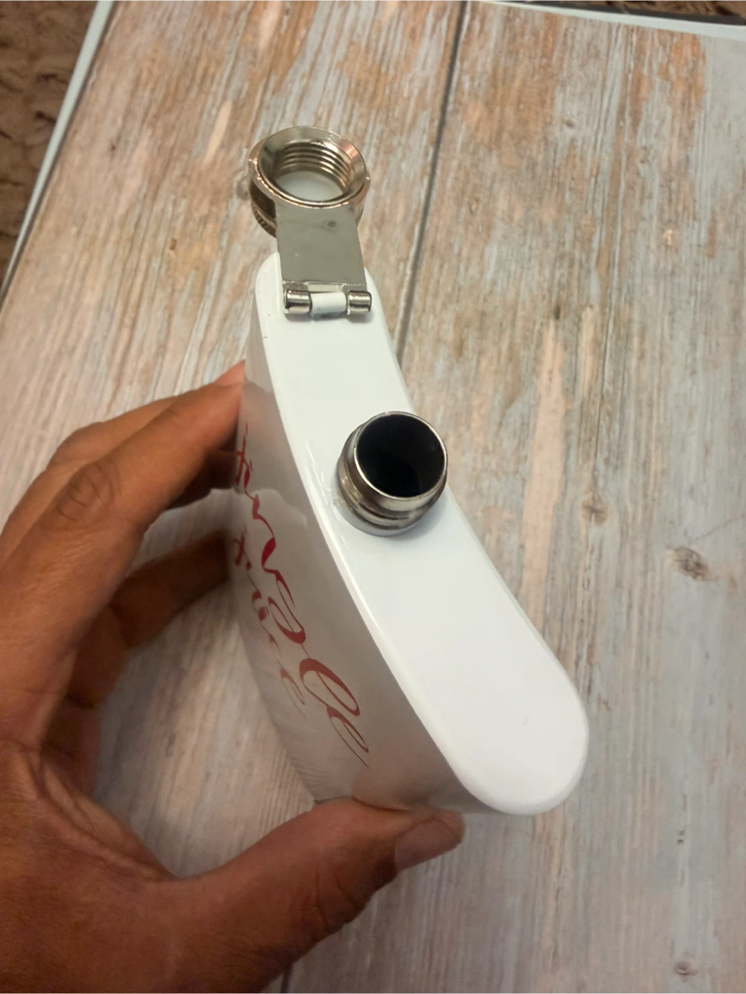 Jingle Juice White Stainless Steel Flask - photo 5