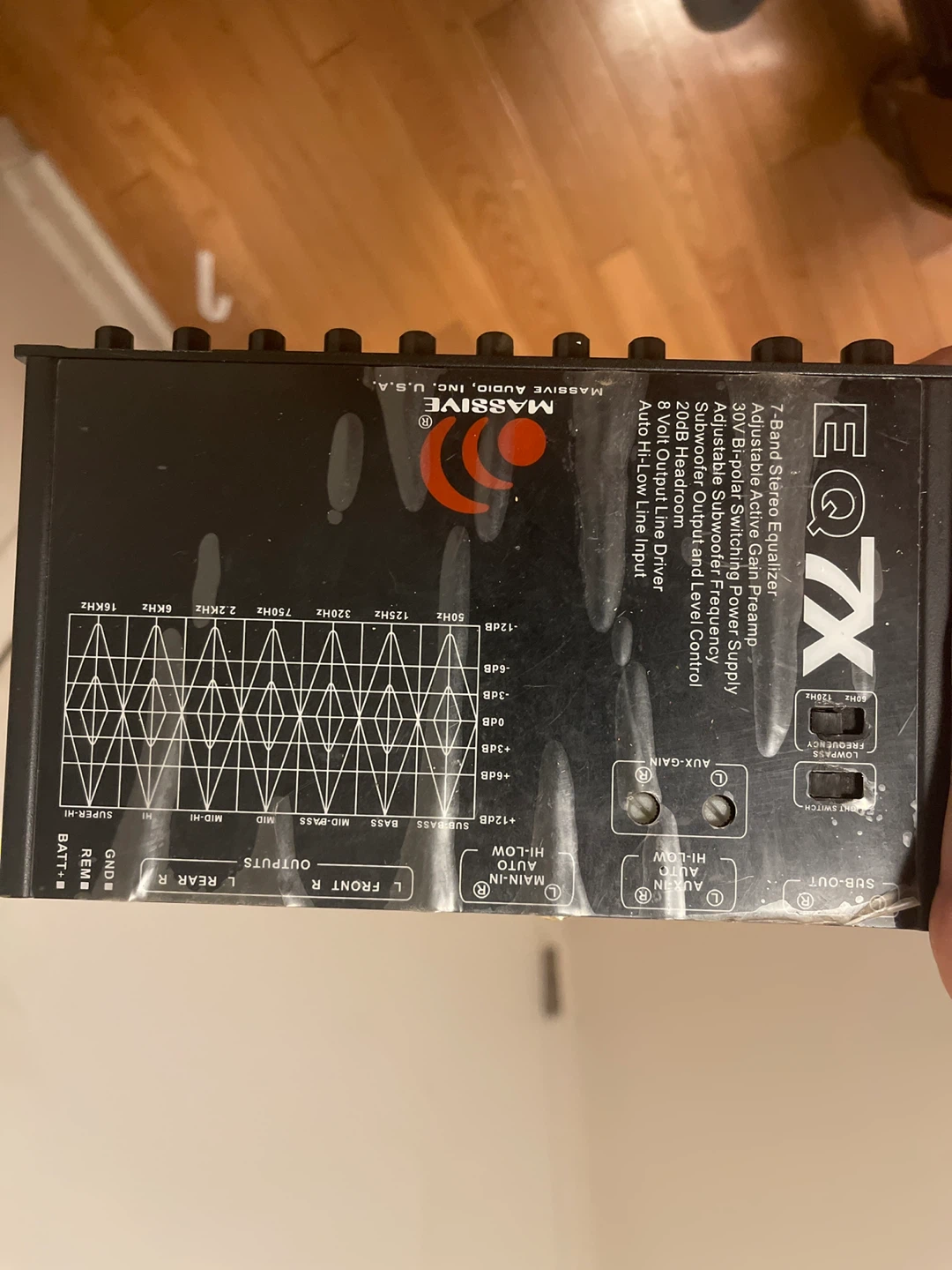 Massive Audio EQ7X 7-Band Stereo Equalizer