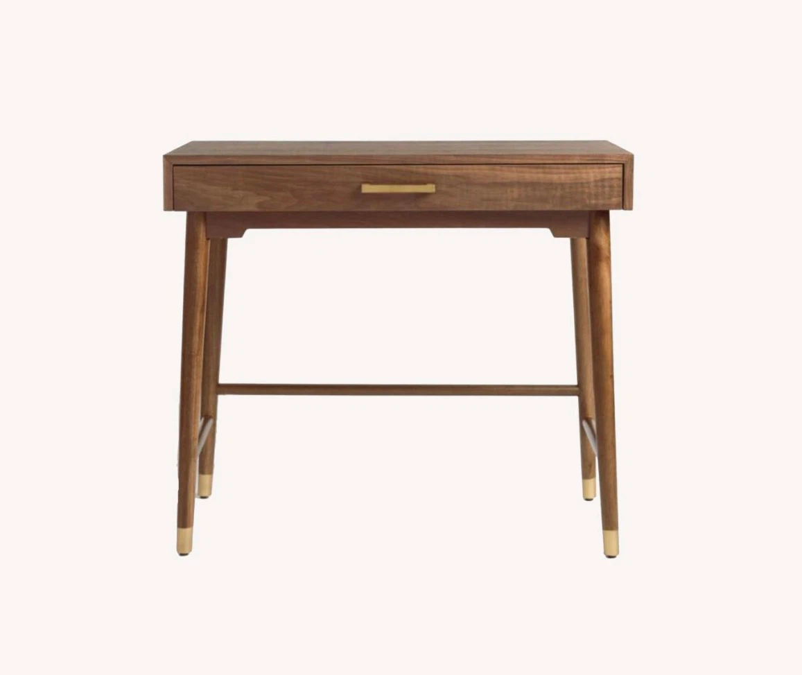Walnut writing desk - photo 2