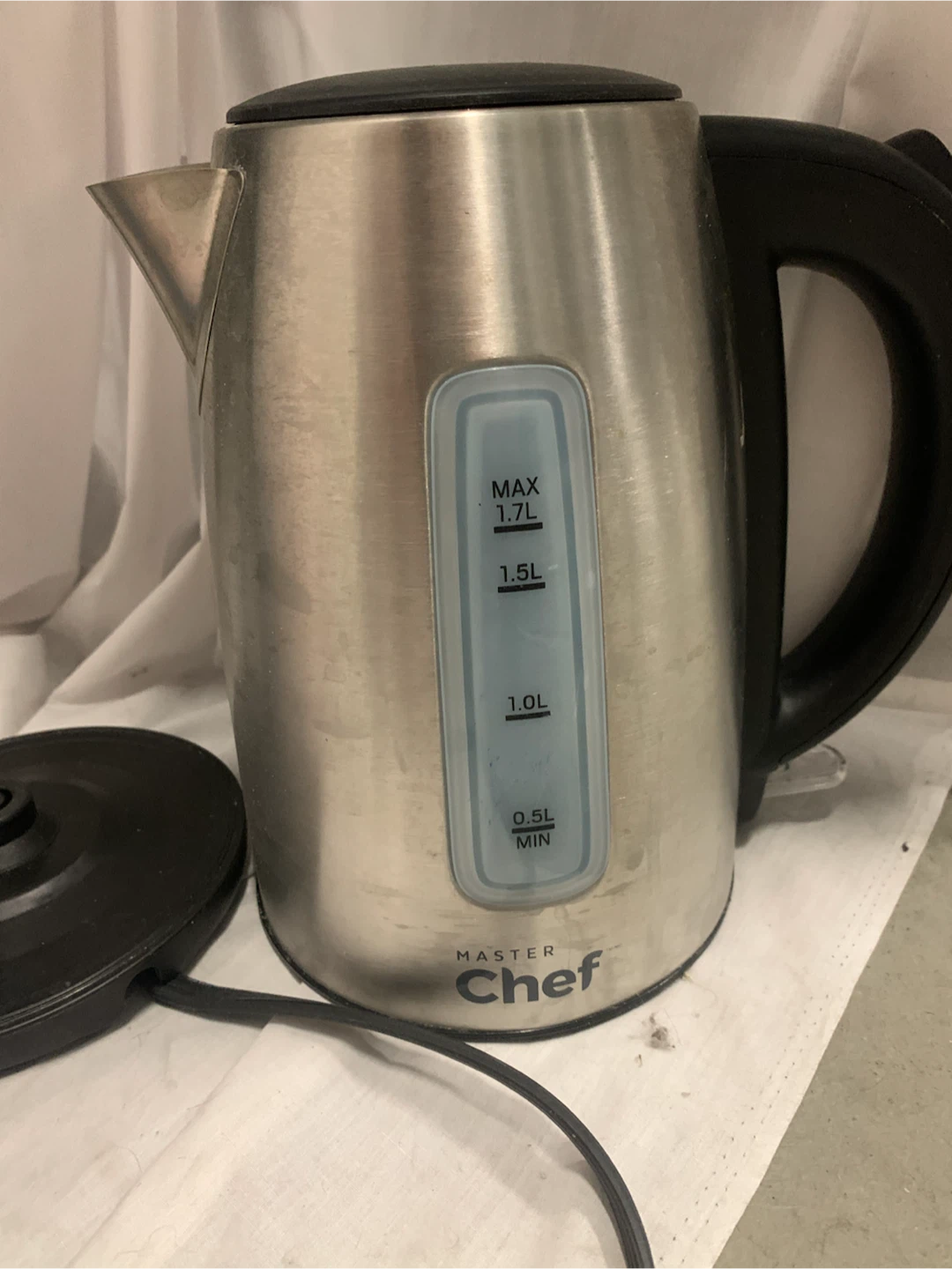 Electric kettle stainless MasterChef 1.7 L