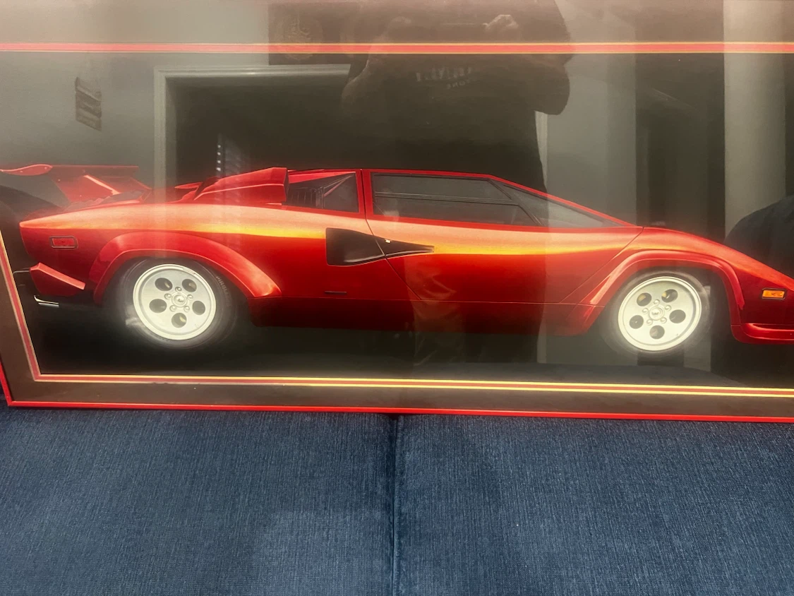 Framed Lamborghini Countach Poster - photo 3