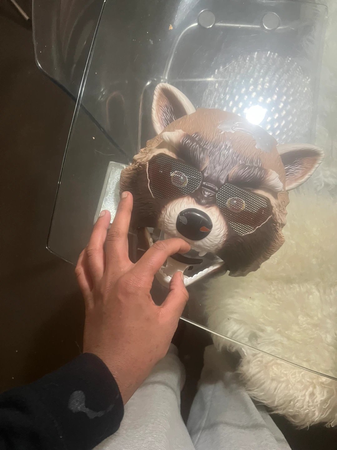 Halloween mask Marvel Rocket Raccoon Mask - photo 2