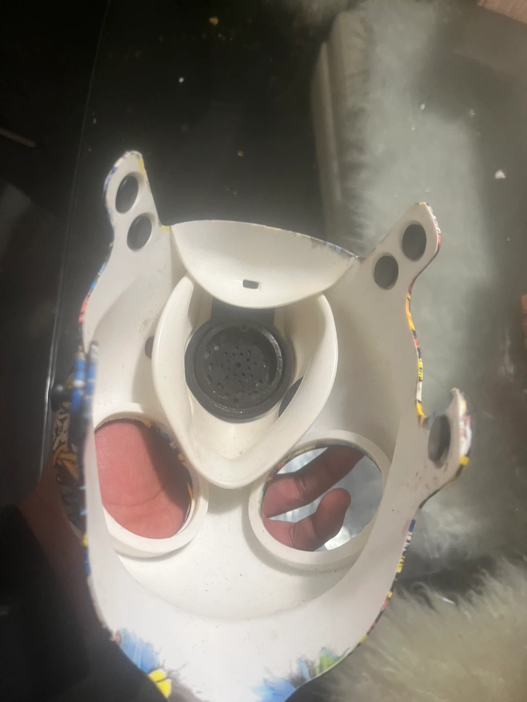 Graffiti Print Gas Mask Costume Accessory - photo 3