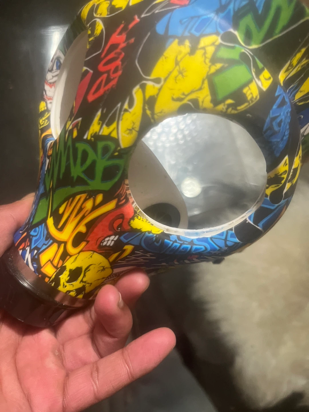Graffiti Print Gas Mask Costume Accessory - photo 5