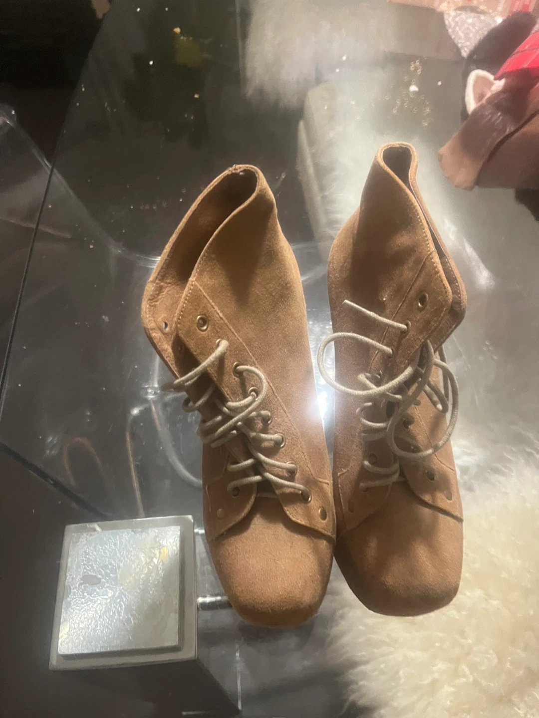 Jeffrey Campbell Havana Last Suede Ankle Boots size 7.5 - photo 2