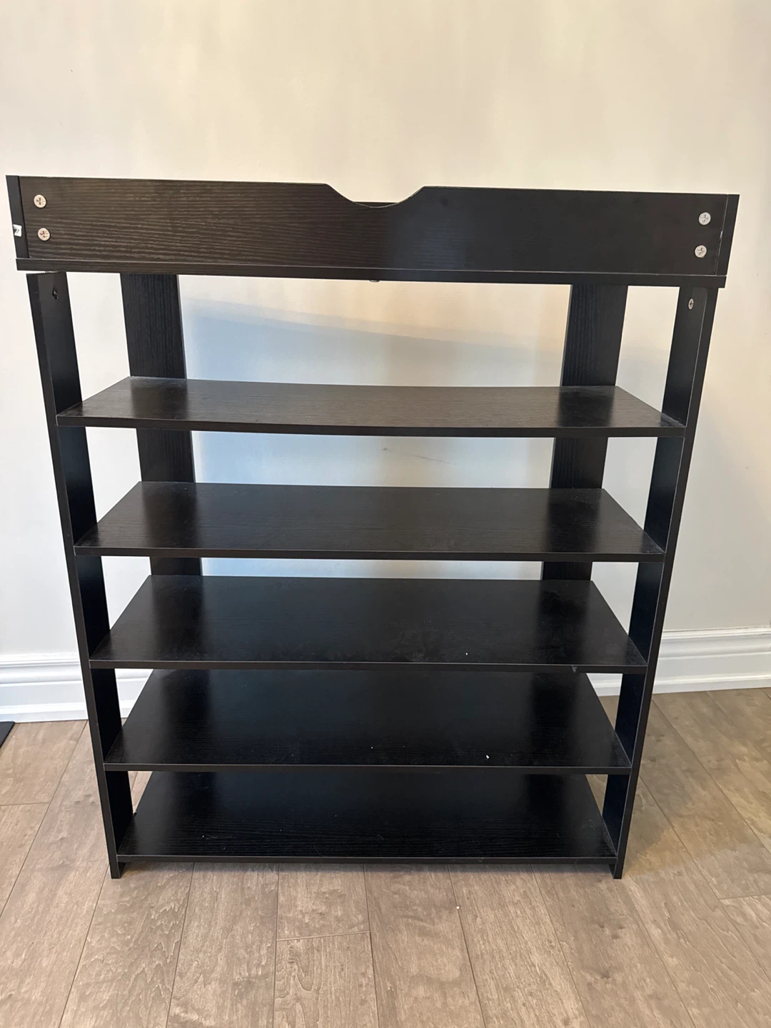 Black 5-Tier Shelving Unit