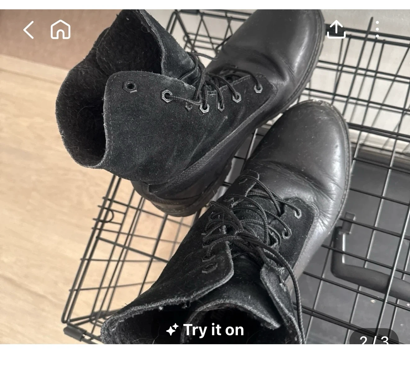 Timberland Black Boots