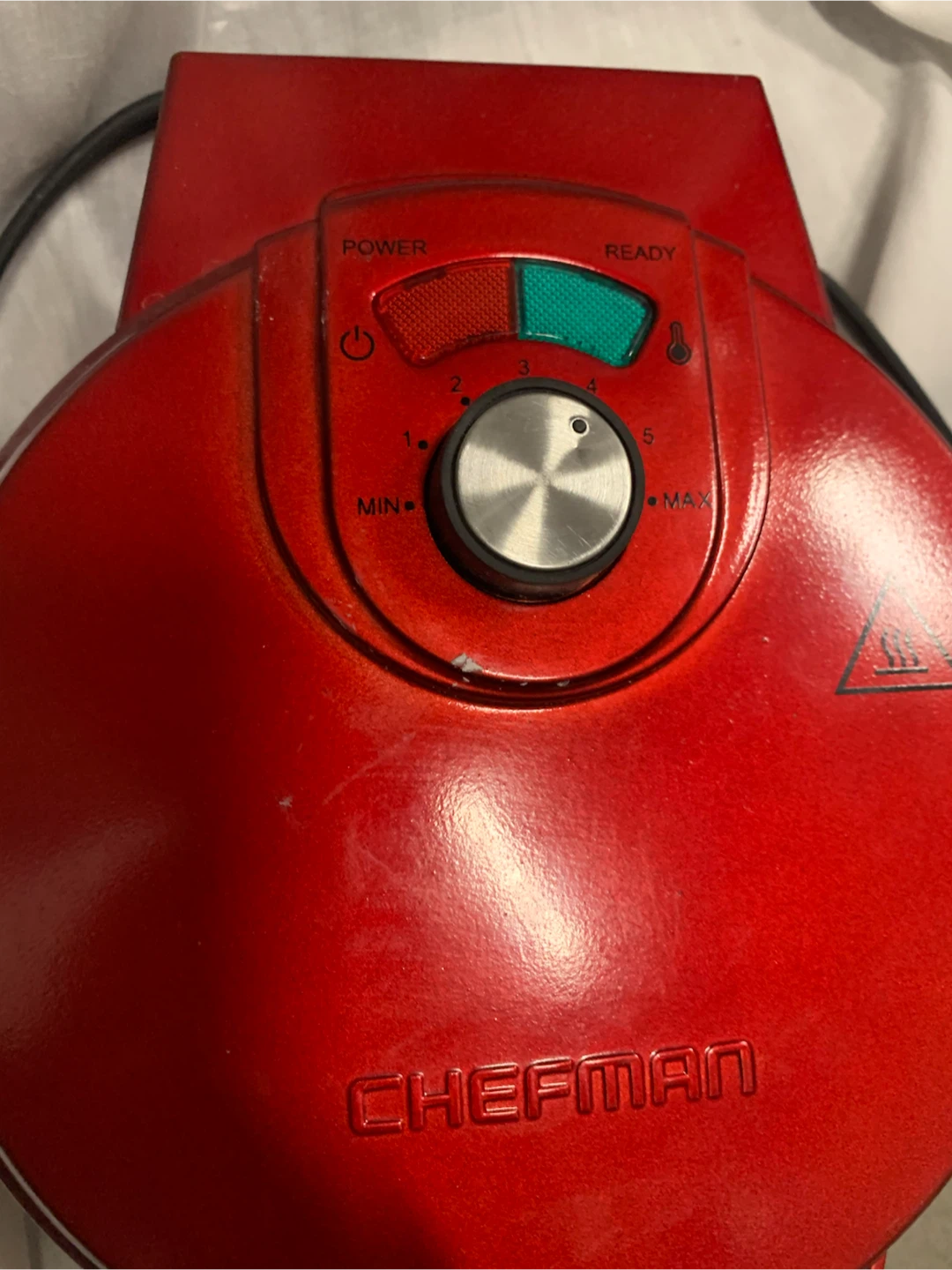 waffle maker chefman red new - photo 3