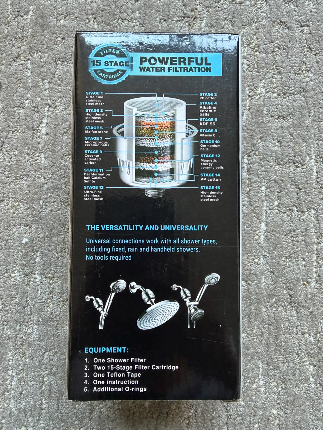 Aqua Earth 15-Stage Shower Filter System - photo 3