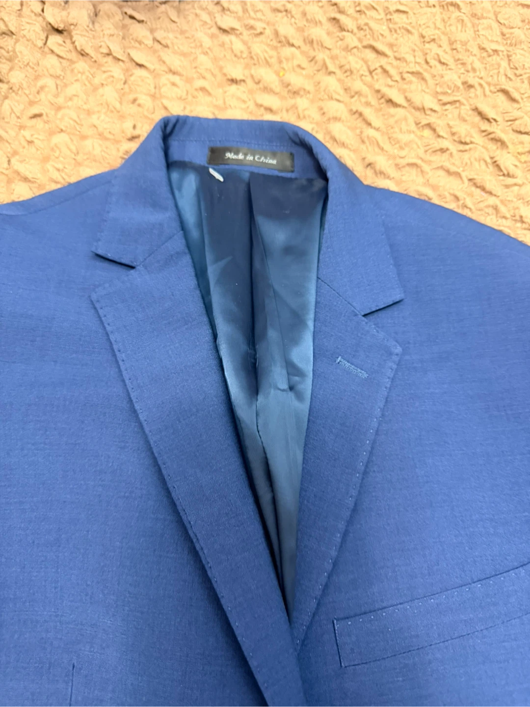 Blue Single-Button Blazer