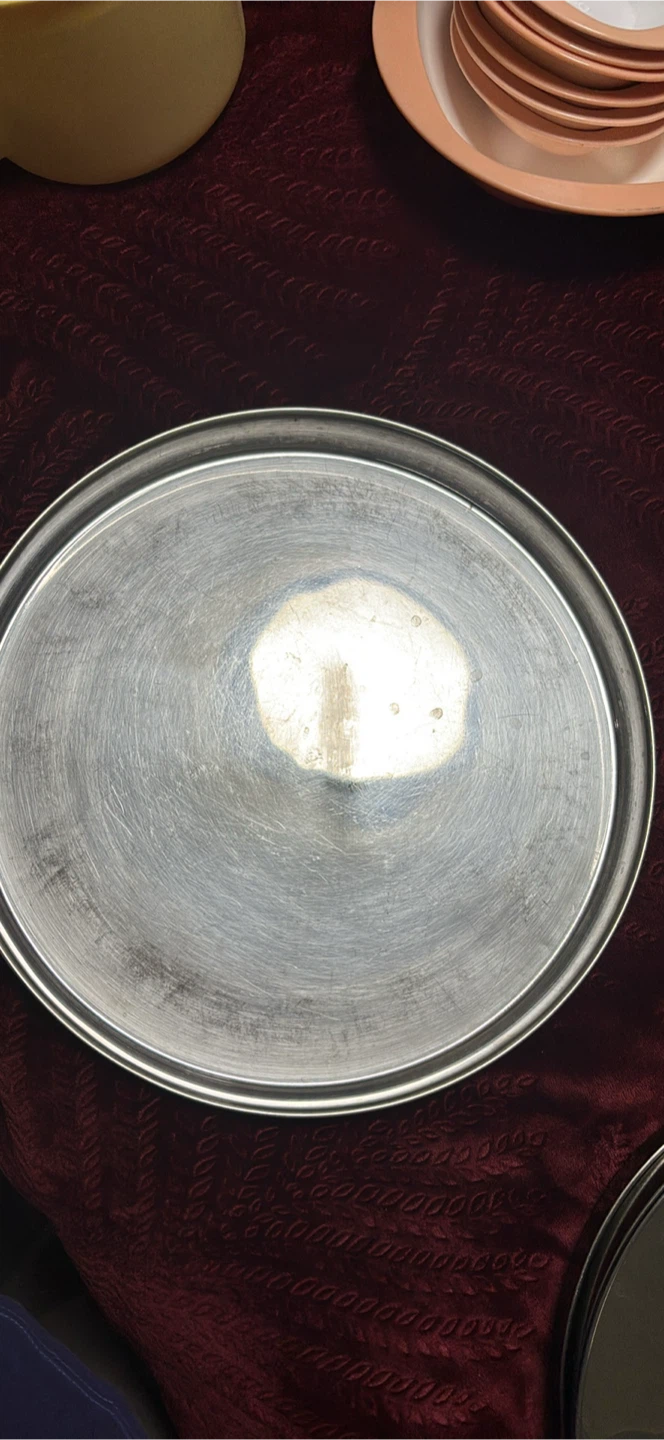 Set of Stainless Steel Thali Plates