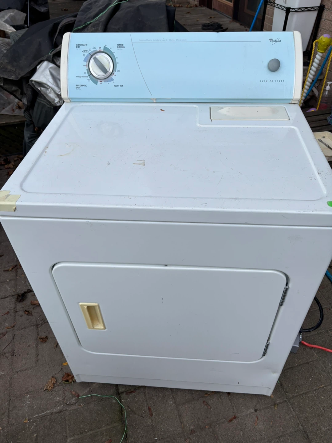 Dryer appliance & delivery