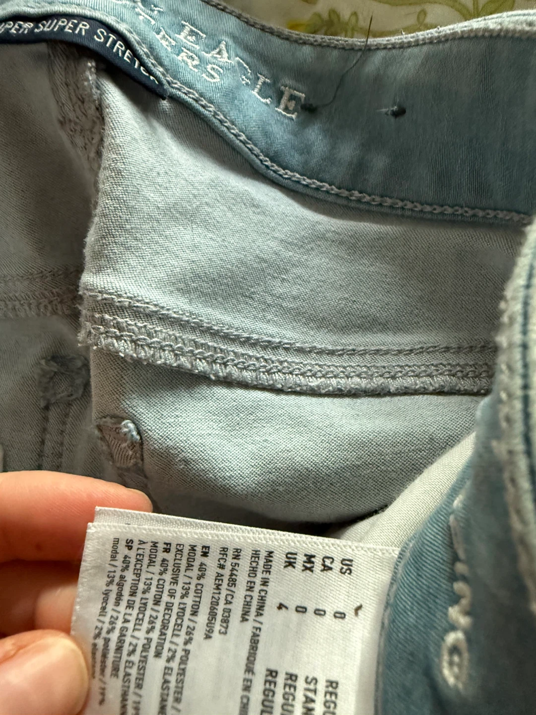 American Eagle Super Stretch Distressed Jeans - photo 2