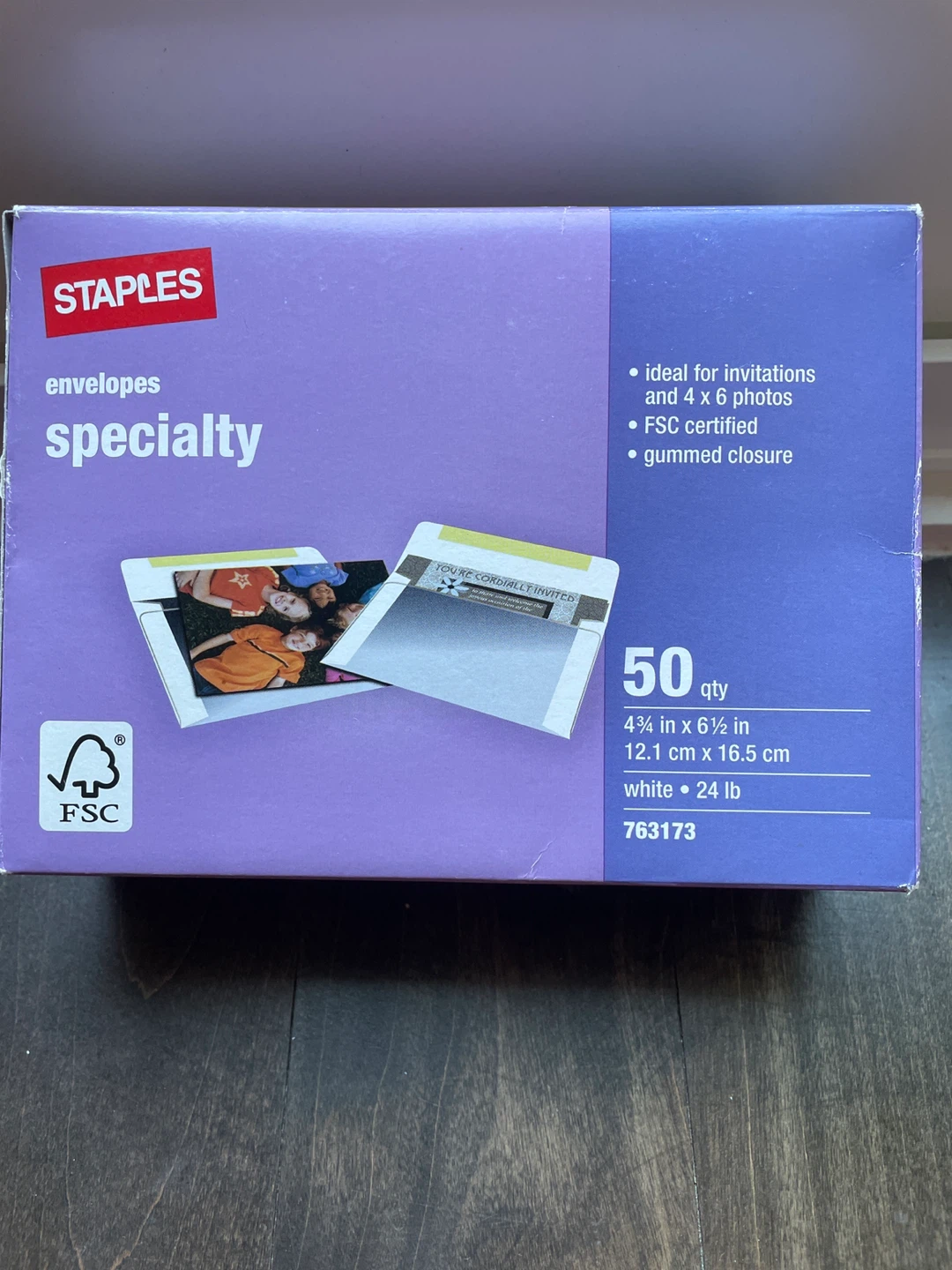 Staples Specialty Envelopes 50 Pack