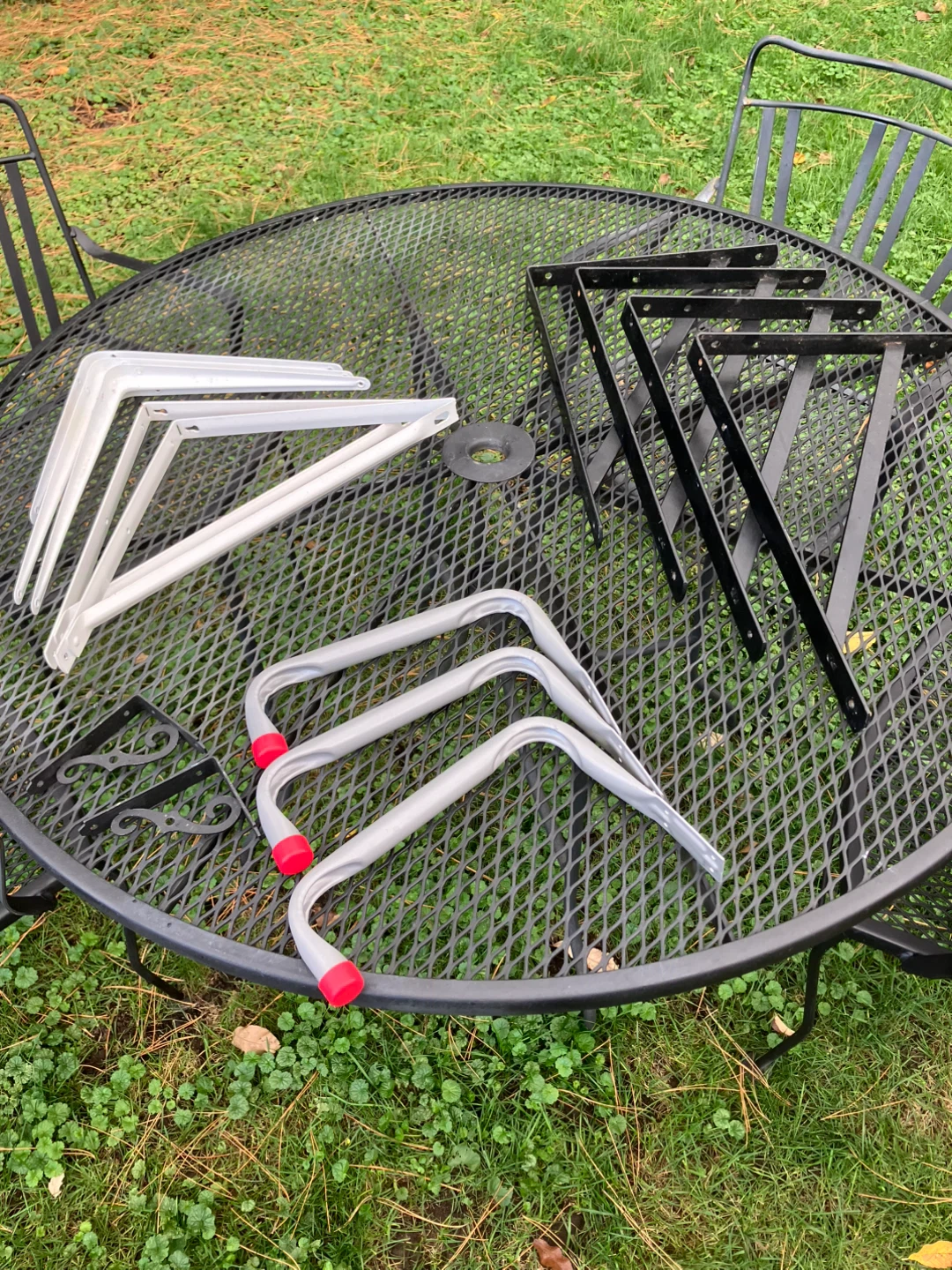 Assorted Wall Mount Brackets and Storage Hooks