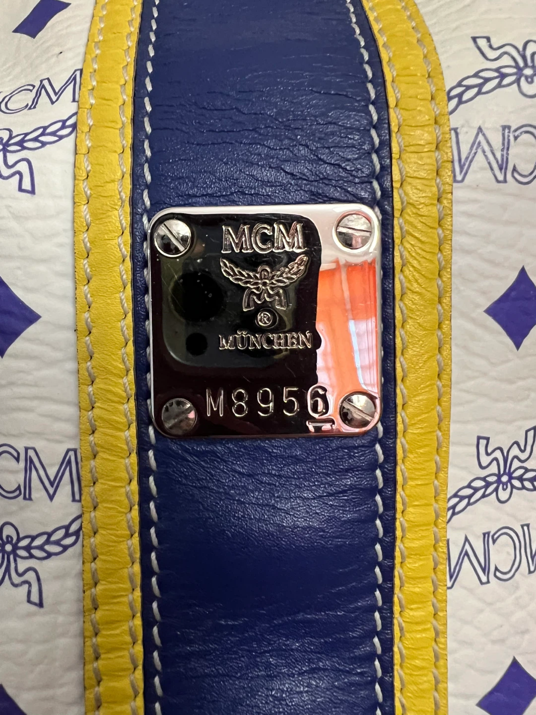 MCM Visetos Print Boston Bag - photo 3