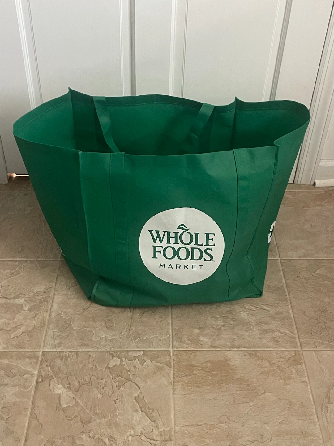 Whole Foods big reusable bag