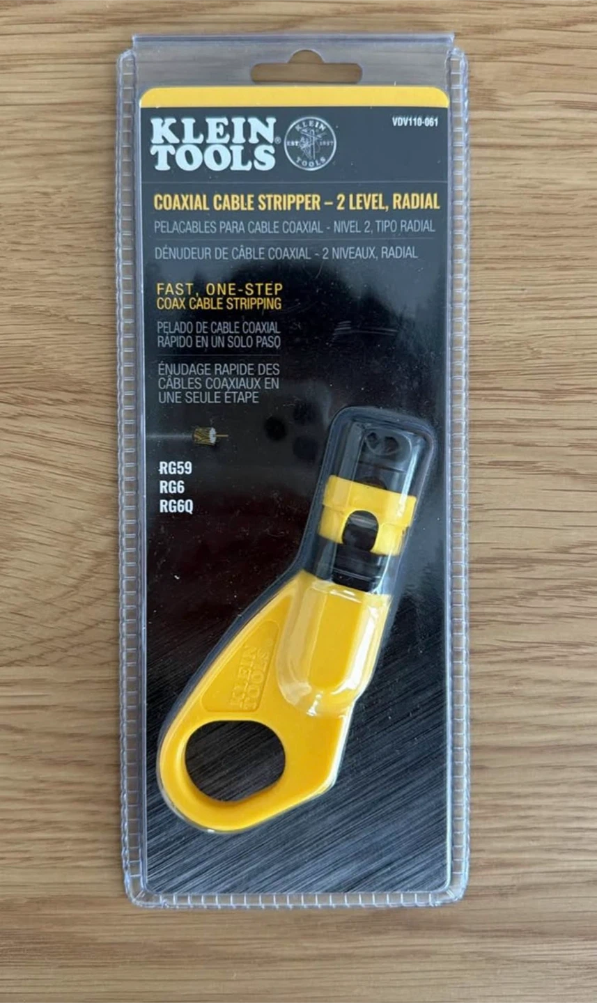 Klein Tools Coaxial Cable Stripper VDV110-061