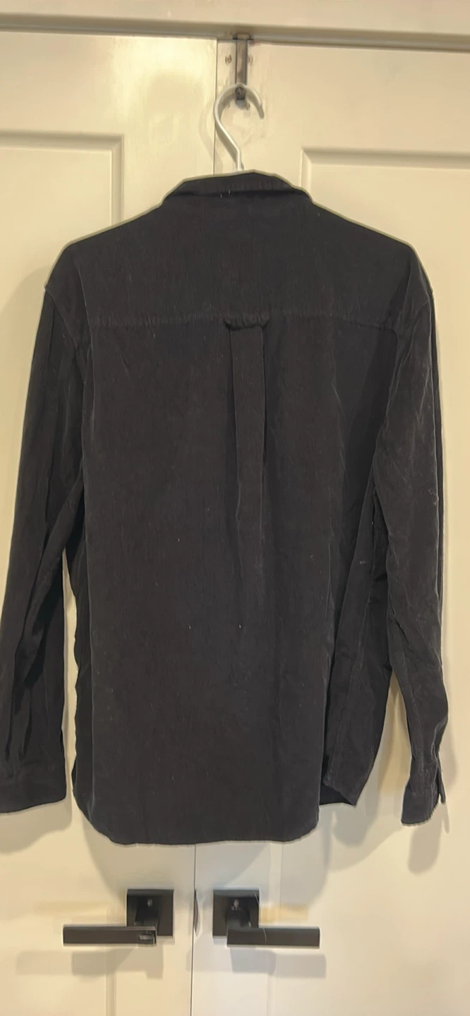 Frank and Oak black corduroy shirt - photo 3