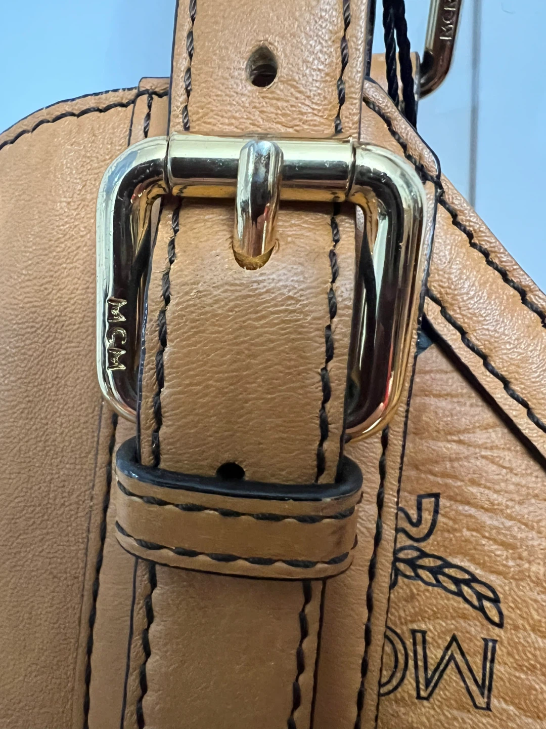 MCM Cognac Visetos Leather Hobo Bag - photo 4