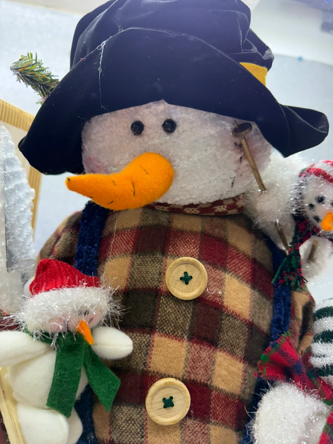 Grandeur Noel 2001 29" Holiday Snowman Figure - photo 4