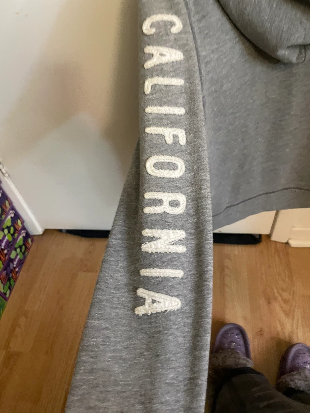Hollister California Zip-Up Hoodie Grey - photo 4