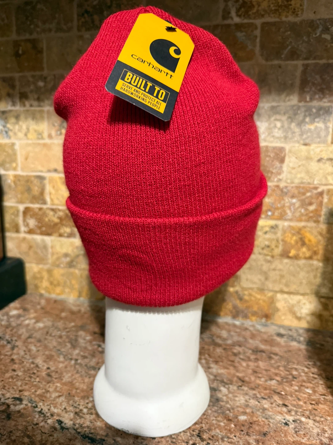 Carhartt A18 Knit Cuffed Beanie Red - photo 2