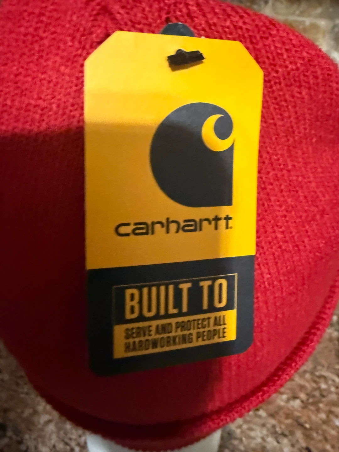 Carhartt A18 Knit Cuffed Beanie Red - photo 3
