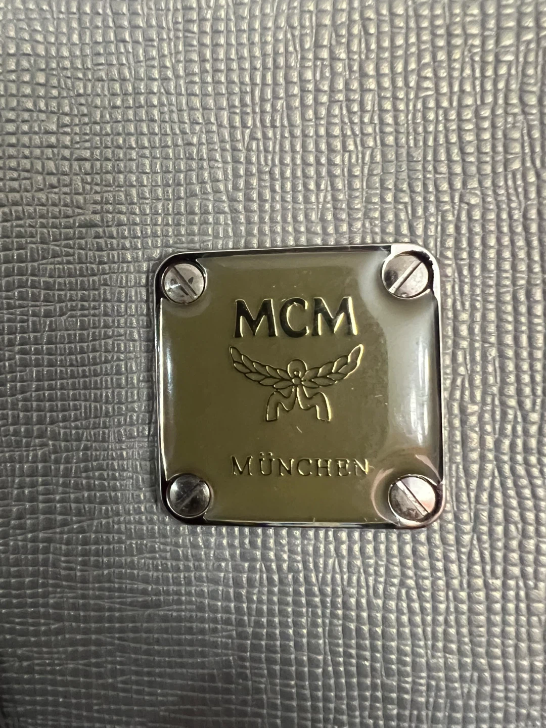 MCM Gray Leather Satchel Bag - photo 3