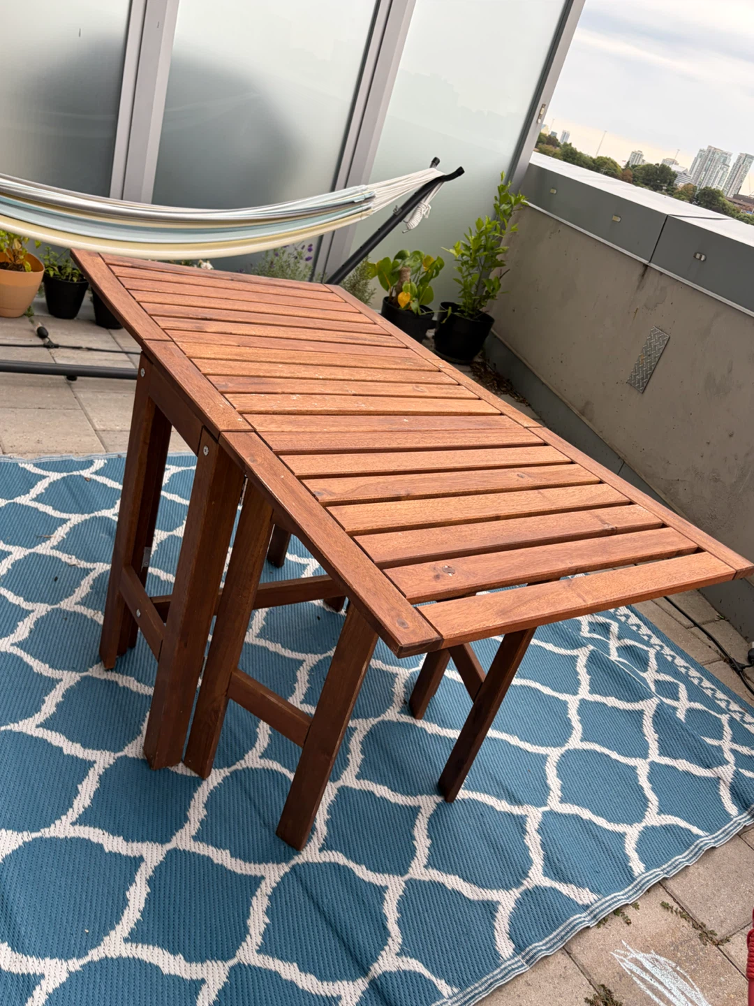 IKEA outdoor Wooden Folding table