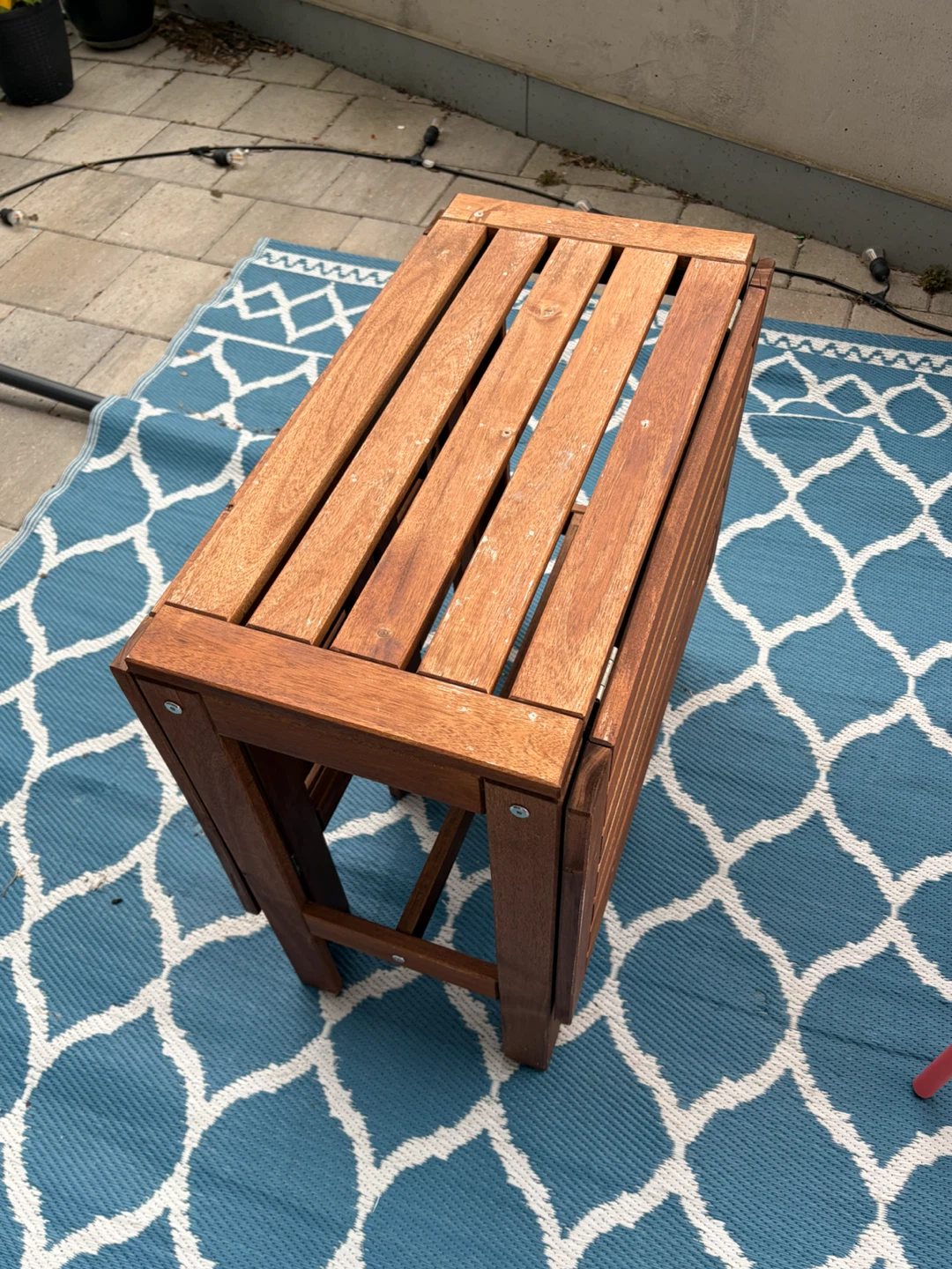 IKEA outdoor Wooden Folding table - photo 2