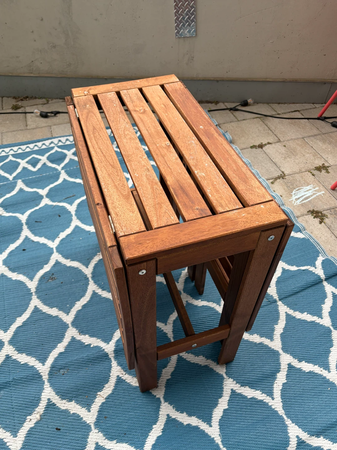 IKEA outdoor Wooden Folding table - photo 4