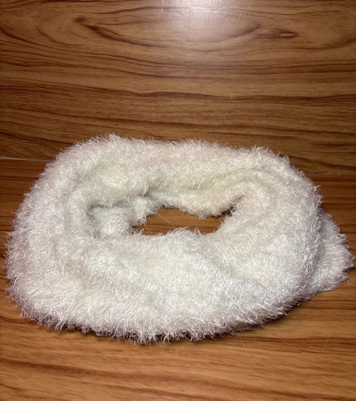 White Infinity Scarf