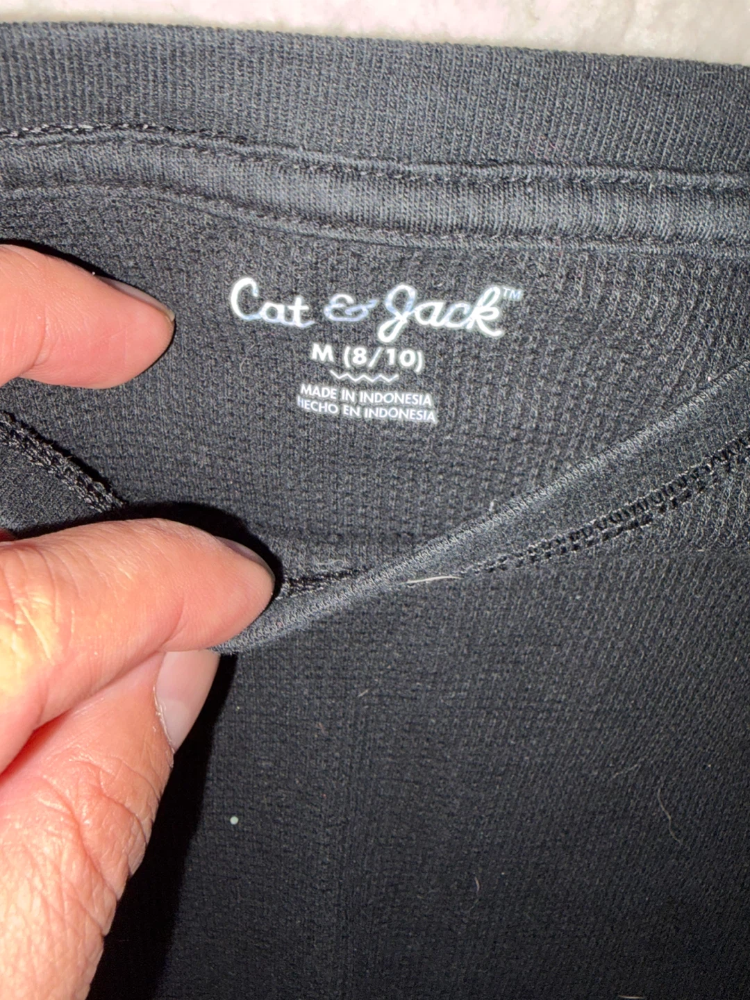 Cat & Jack Black Long Sleeve Thermal Shirt - photo 2