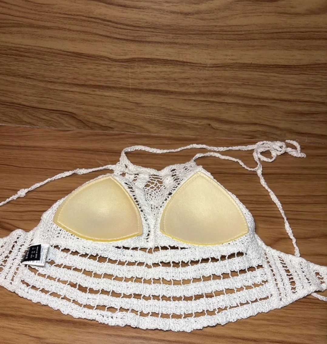 SHEIN Crochet Halter Top szS - photo 2