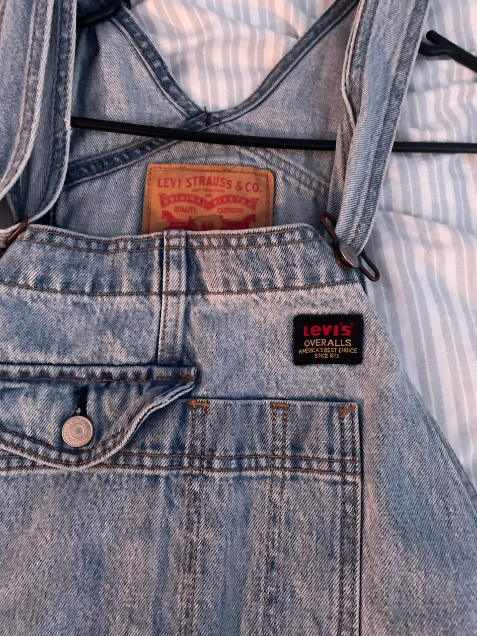 Levi's Vintage Denim Overalls Size L - photo 2