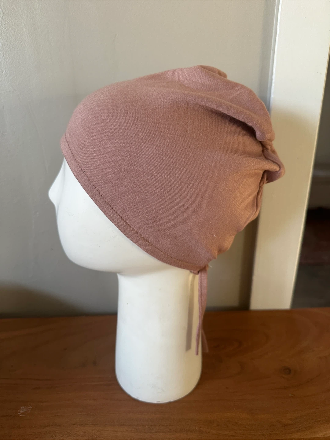 Satin-Lined Bonnet Cap - New