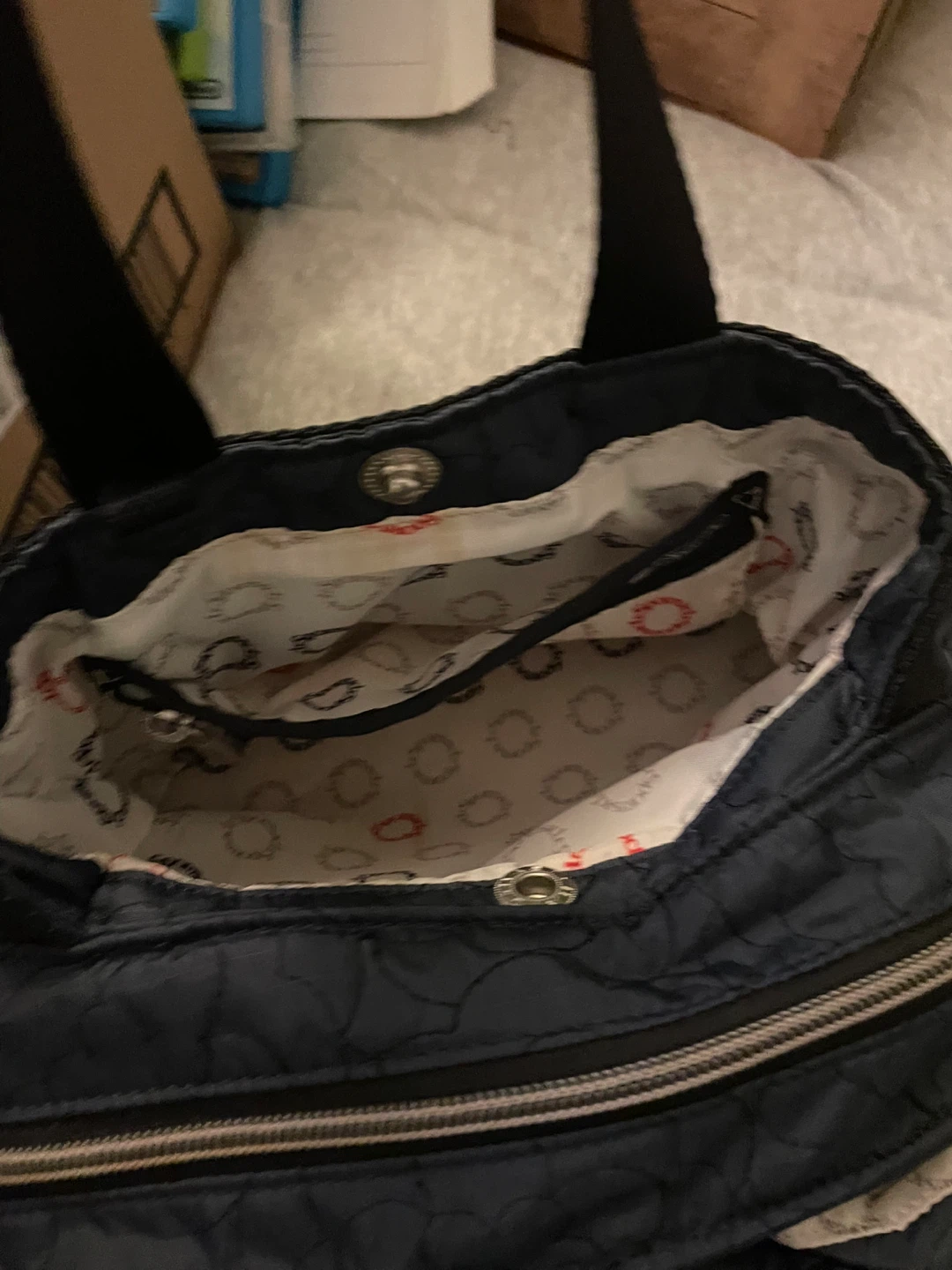 Mary Quant Nylon Quilted Handbag - photo 3