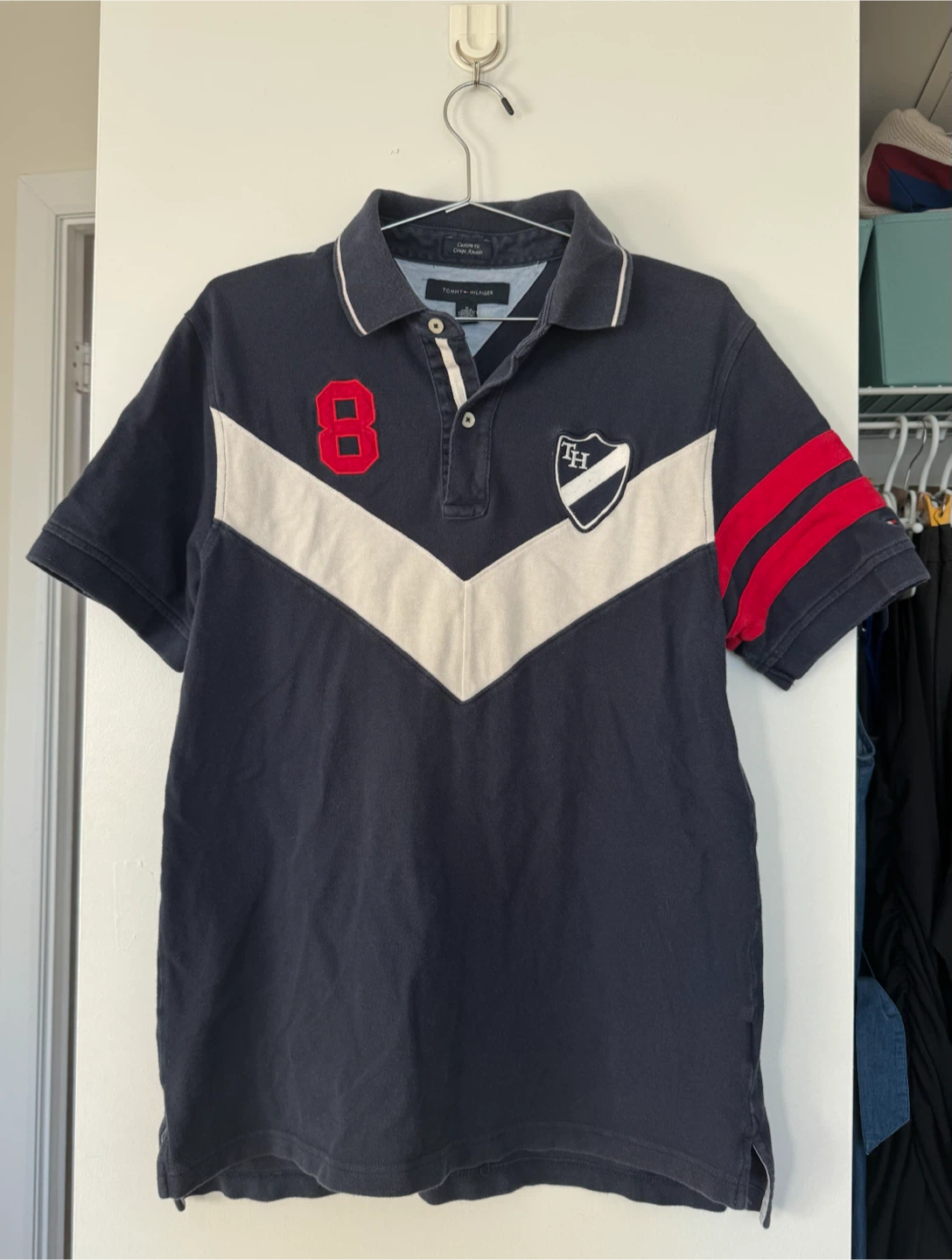 Tommy Hilfiger Custom Fit Polo Shirt Size M