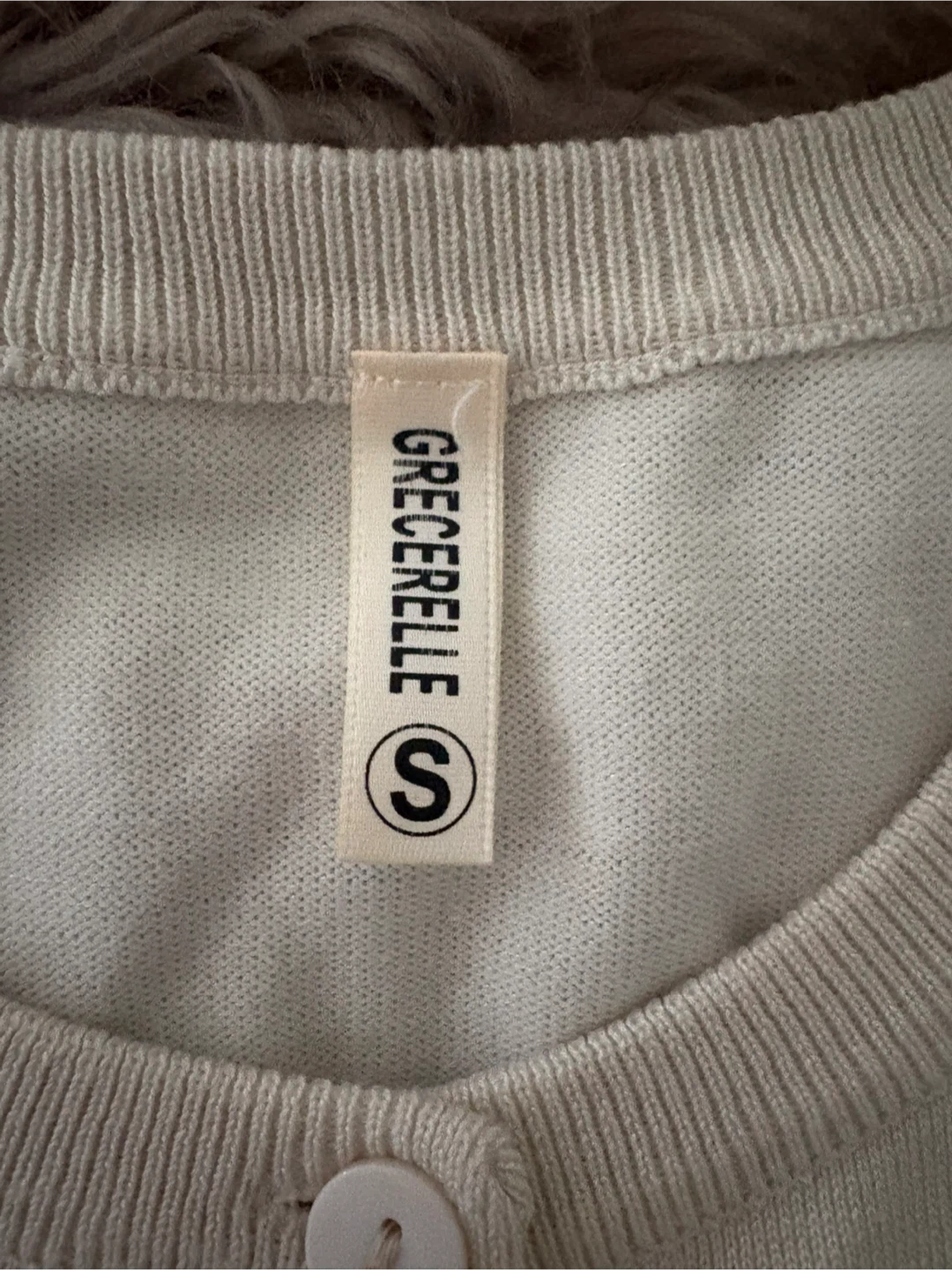 Cream Cardigan size small - photo 2