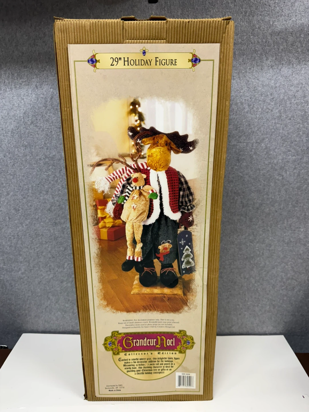 Grandeur Noel 29 inch Holiday Moose Figure - photo 2