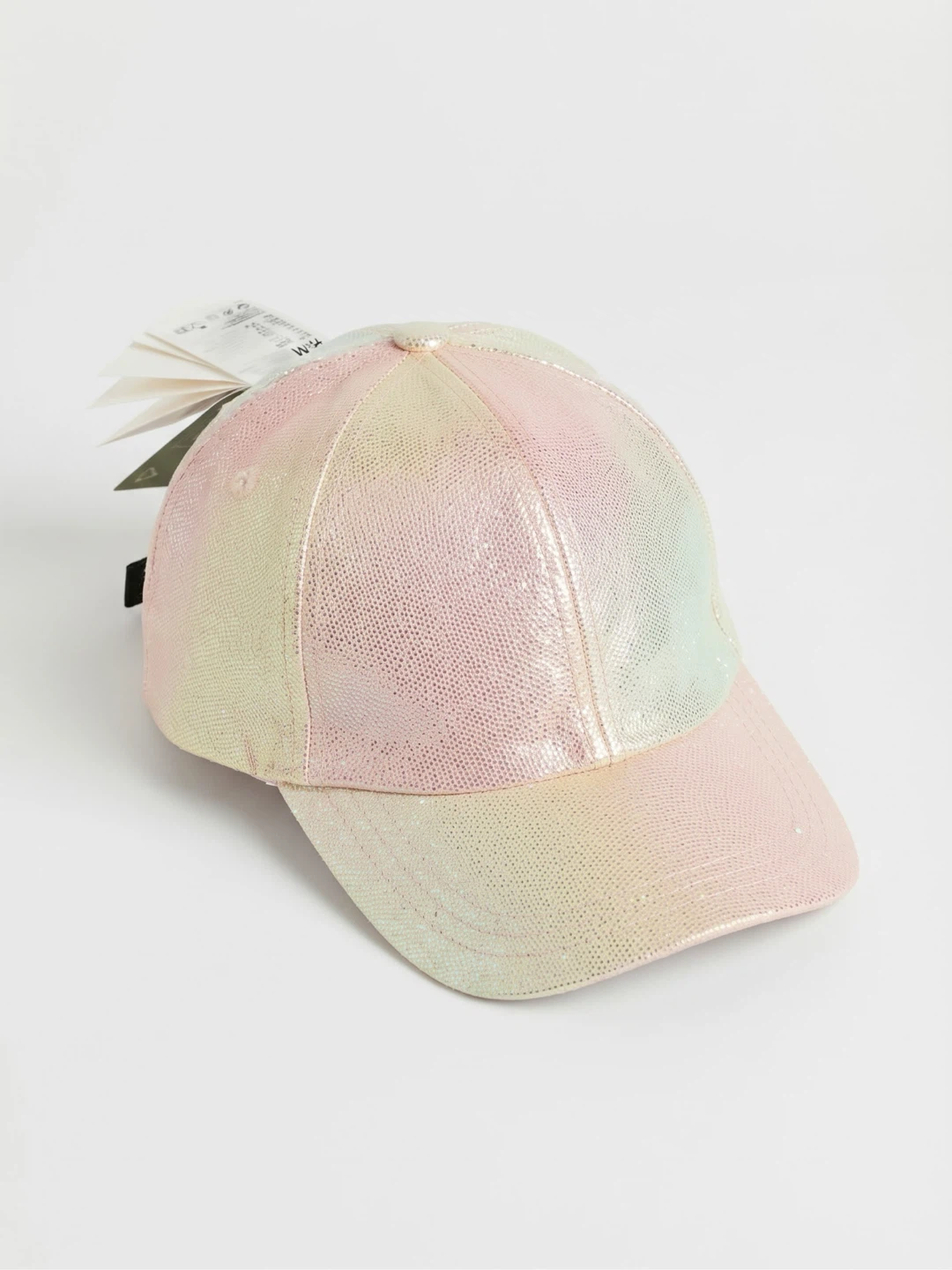 NEW H&M Kids Iridescent Sun Hat with Neck Flap - Size 4-7T
